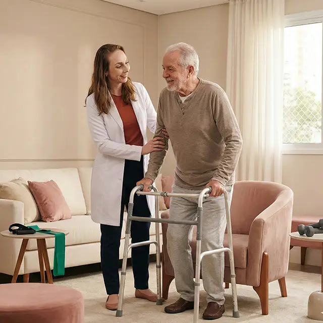 Fisioterapia motora para recuperação de mobilidade em idosos